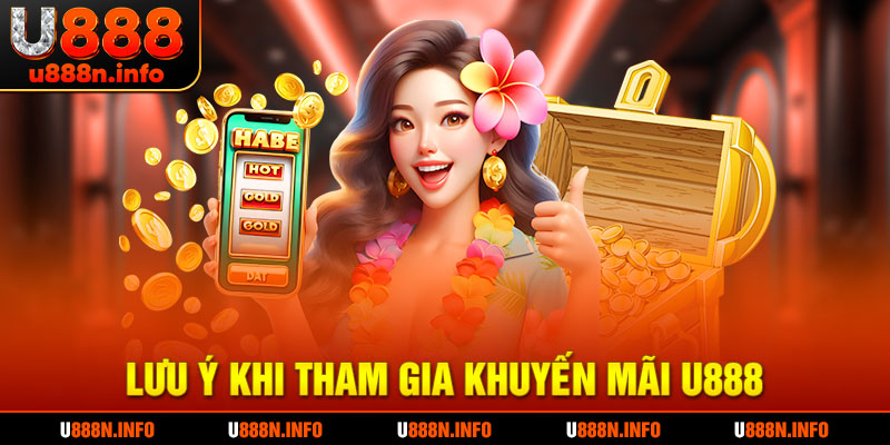 Một số lưu ý khi tham gia khuyến mãi U888