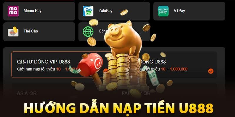 Hướng dẫn nạp tiền từng bước đơn giản dành hội viên